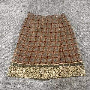 Peter Martin Skirt Multicolored 100% Silk Women’s Size 6